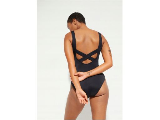 B.P.C kostium jednoczęściowy czarny gładki r.38