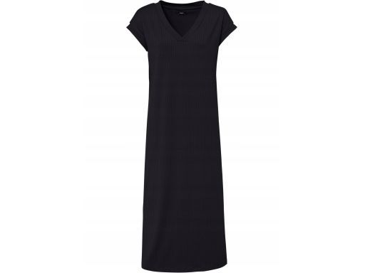 B.P.C sukienka czarna midi prążek r.48/50