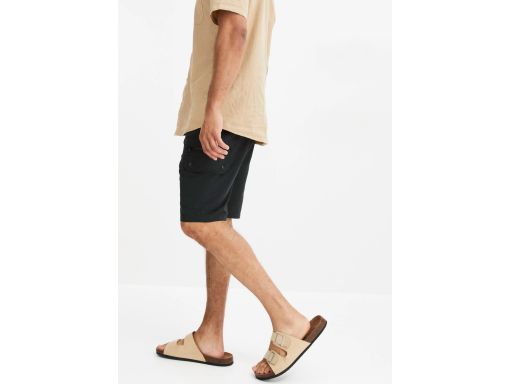 B.P.C spodenki bermudy bojówki męskie czarne 62.