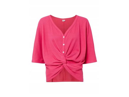 B.P.C bluzka damska z marszczeniami różowa 32/34.