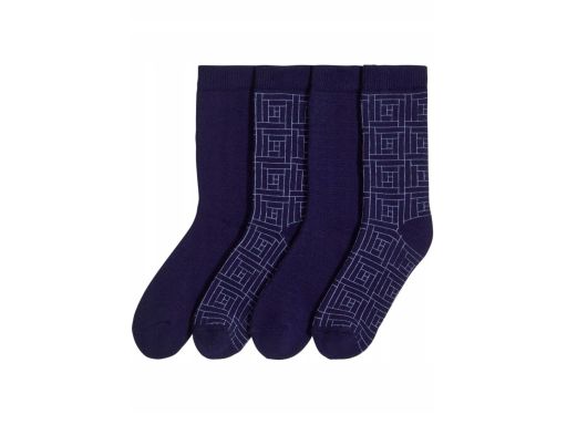B.P.C. 4-pak skarpety zimowe z miękka wyściółką z poliestru frotte 39/