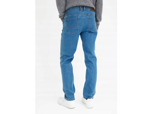 B.P.C jeansy męskie ze stretchem antacytowe refular fit ^28