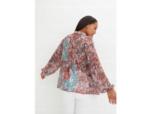 B.P.C bluzka szyfonowa nadruk 44.