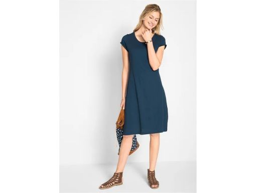 B.P.C bawełniana sukienka shirtowa granatowa r.48/50