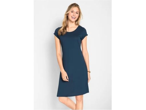B.P.C bawełniana sukienka shirtowa granatowa r.48/50