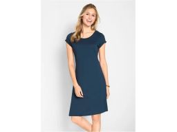 B.P.C bawełniana sukienka shirtowa granatowa r.48/50
