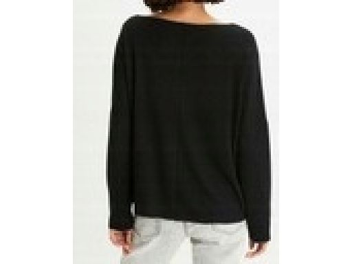 B.P.C czarna bluzka dzianinowa ze srebrnym wzorem świątecznym ^48/50