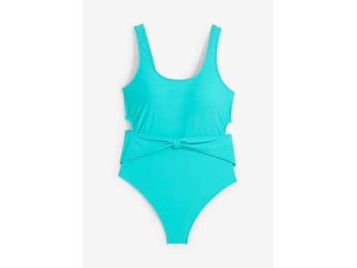 B.P.C kostium kąpielowy z założeniem kopertowym turkusowy ^38