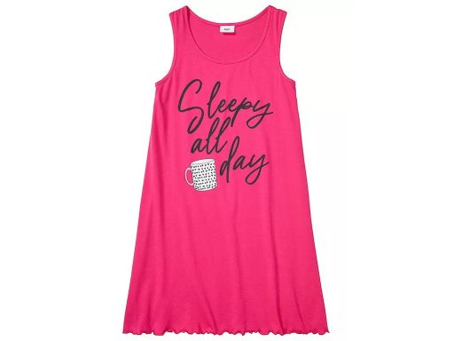 B.P.C różowa koszula nocna bawełniana z nadrukiem ^56/58