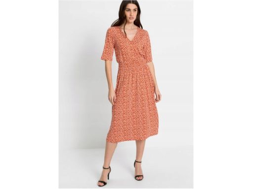 B.P.C sukienka midi w kwiatuszki 36/38.