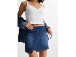 B.P.C spódnica jeansowa mini asymetryczna ^46