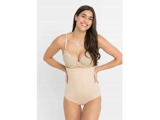 B.P.C. majtki figi modelujące beżowe cieliste wysokie r.36