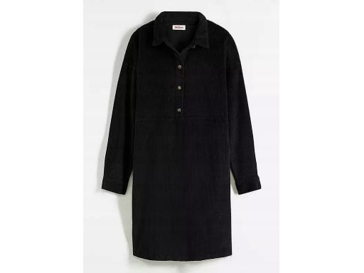 B.P.C sztruksowa sukienka czarna 46.