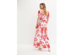 B.P.C długa sukienka shirtowa w kolorowe kwiaty r.40/42