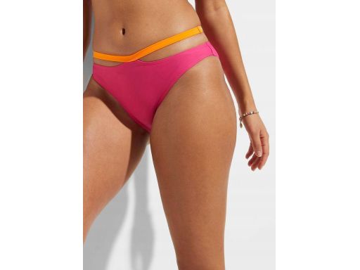 B.P.C bikini różowo-pomarańczowe z modnymi wycięciami 42(80C).