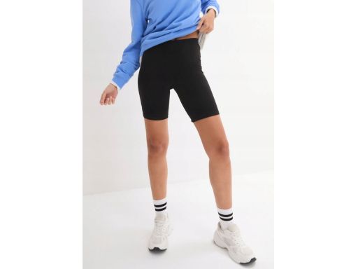 B.P.C Czarne kolarki bawełniane ze stretchem ^36/38