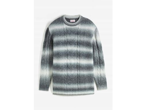 B.P.C ciepły sweter ombre cieniowany z wełną 48/50.