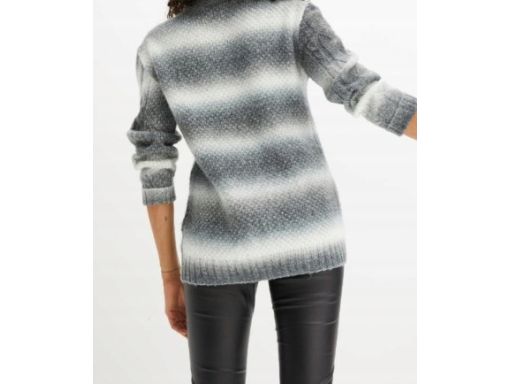 B.P.C ciepły sweter ombre cieniowany z wełną 48/50.
