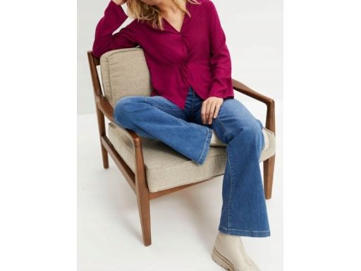 B.P.C bluzka koszulowa ciemny fiolet biskupi ^40