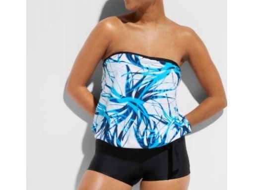 B.P.C tankini z odpinanymi ramiączkami we wzory r.48
