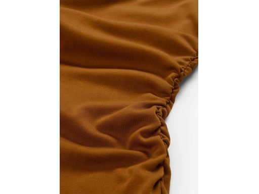 B.P.C sukienka shirtowa brązowa z marszczeniem 44/46 .