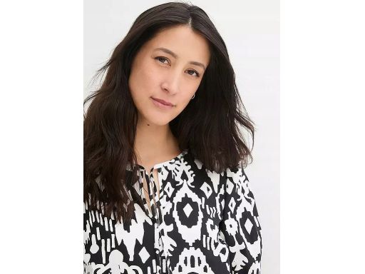 B.P.C sukienka midi z wiązaniem we wzory r.50