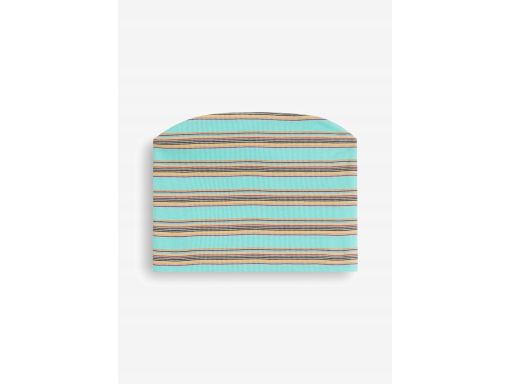 B.P.C bluzka top bandeau kolorowy w paseczki prążkowany 40/42.