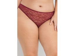 B.P.C. majtki figi koronkowe bordowe ^52/54