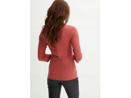B.P.C bluzka t-shirt prążkowana z rękawem 3/4 ^40/42