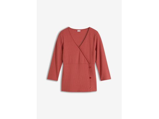 B.P.C bluzka t-shirt prążkowana z rękawem 3/4 ^40/42