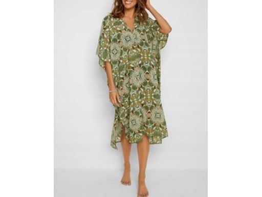 B.P.C sukienka plażowa ze wzorami obszerna r.40/42