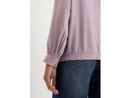 B.P.C bluzka koszulowa krepowana wrzosowa r.40