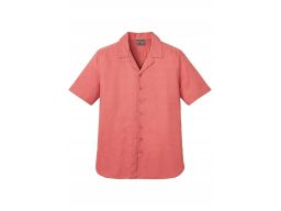 B.P.C koszula męska z krótkim rękawem lniana r.45/46
