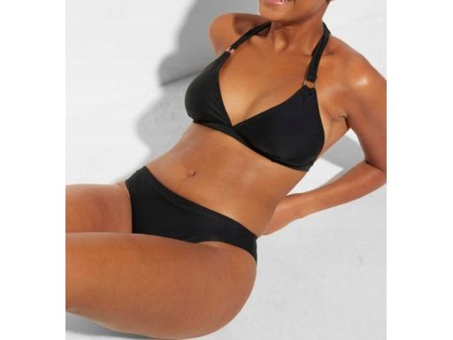 B.P.C bikini czarne z trójkątnymi miseczkami i figami 40.