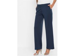 B.P.C spodnie eleganckie palazzo granat r.38