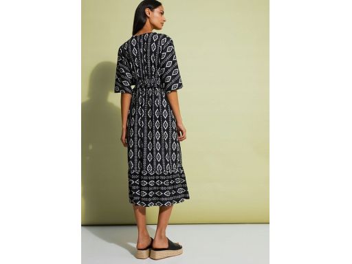 B.P.C sukienka midi z nadrukiem dżersejowa ^36/38