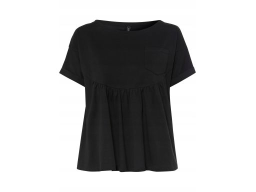 B.P.C t-shirt luźny oversize czarny bawełniany ^44/46