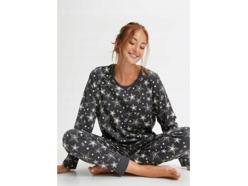 B.P.C piżama damska szara z nadrukiem r.40/42