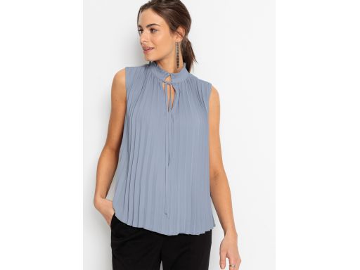 B.P.C bluzka szyfon plisowana r.46