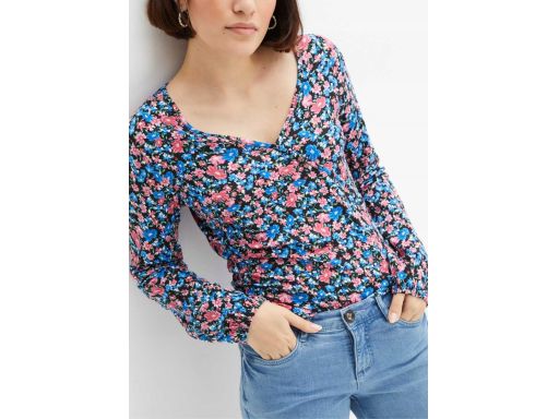 B.P.C bluzka z wiskozy w kwiatki 36/38.