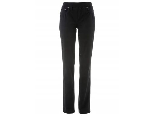 B.P.C czarne spodnie damskie z gumką w pasie 50.