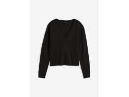 B.P.C sweter czarny z ażurowym wzorem r.40/42