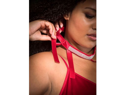 Venus koszulka nocna askamitna z chokerem sexi r.60/62