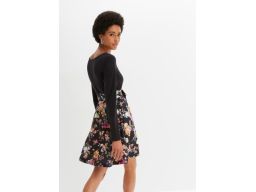 B.P.C sukienka czarna w kwiaty r.36/38
