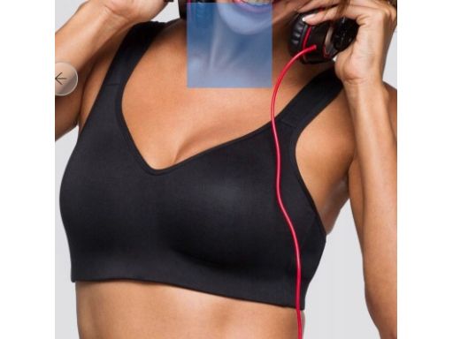 B.P.C biustonosz sportowy butelkowa zieleń ^80B