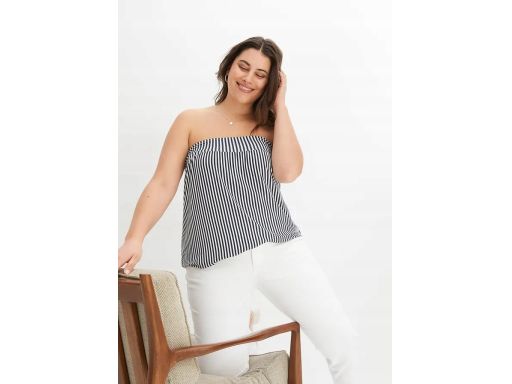B.P.C Bluzka top bandeau w paski ^40/42
