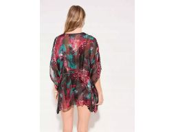 B.P.C plażowa tunika kolorowa z regulacją w pasie 44/46.