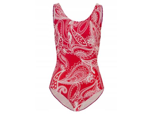 B.P.C kostium kąpielowy biało-czerwony z poliamidu z recyklingu ^50