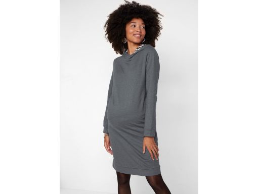 B.P.C sukienka ciążowa grafitowa dresowa 32/34.