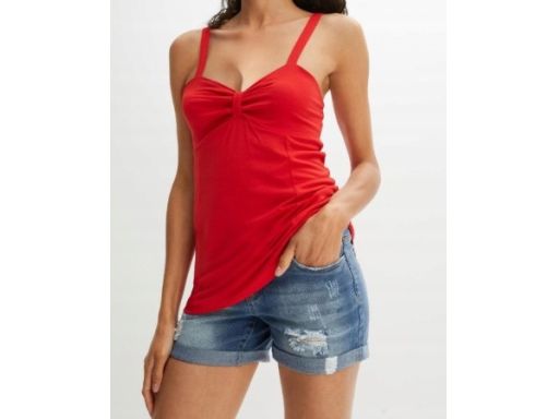B.P.C czerwony top wiskozowy ^36/38